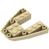 Lego loď přední spodní část 6x6x1, béžová (4124001)